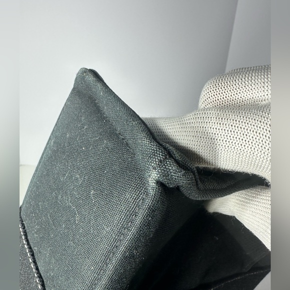 HERMES Deauville MM Tote Bag Canvas Black - Picture 9 of 11